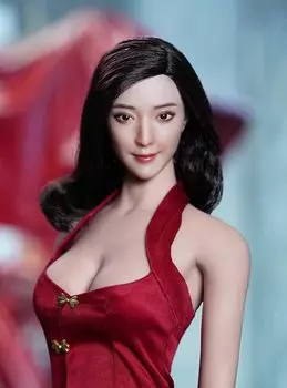 Игрушки и хобби масштабная фигурка Совместимо с телом TBLeague SUPER DUCK Санта-кожа Студентка колледжа Красивая офисная леди OL Азиатка красивая