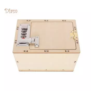 ИГРУШКИ И МАЛЫШИ DIY Механический ящик с паролем Строительная модель Набор для научных экспериментов Образовательные детские игрушки one size