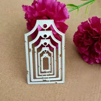 ИГРУШКИ И TOTS с круглым отверстием, штамп для резки этикеток, скрапбукинг, тиснение, бумажная карта, трафарет для рукоделия, форма серебряный