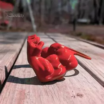 Игрушки-имитации куриных лап для домашних кур, сжатый в кулак средний палец, поднятый вверх, многофункциональная игрушка-шутка для птиц, уток, гусей A зелёный