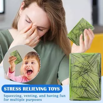 Игрушки из силикона для пилинга кожи, декомпрессионные игрушки для снятия беспокойства и стресса, для улучшения концентрации One Size
