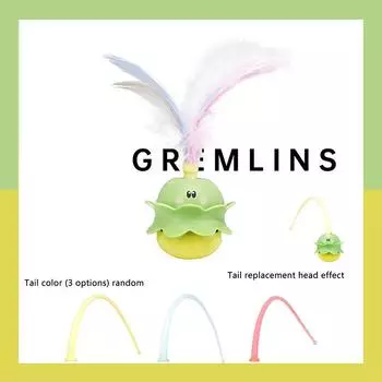 Игрушки-качели для кошек Интерактивные игрушки для домашних животных с перьями Забавные игрушки для кошек Катающиеся игрушки для кошек Балансирующие игрушки с перьями Интерактивные игрушки для кошек