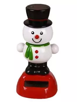 Игрушки-качели на солнечных батареях, симпатичная кукла с качающейся головой, лось, Санта, снеговик, пингвин, качели, фигурки, декор для автомобильных украшений