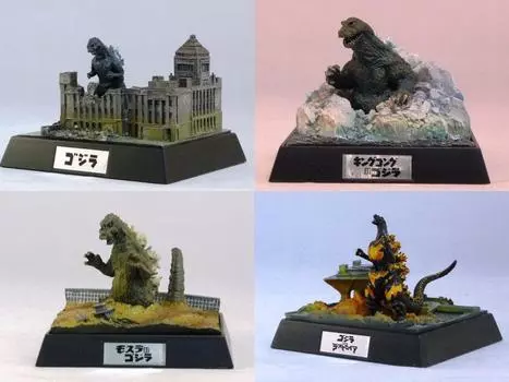 Игрушки-конфеты Годзилла каталог все 4 типа набор Кинг-Конг Мотра Годзилла (Годзилла, против. Годзилла, против. Годзилла, против. Разрушитель)