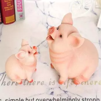 Игрушки-копилки, мультяшные украшения-копилки, подарки зодиака, жадная свинья, зодиакальная свинья, свинья-копилка, копилка, мультяшная свинья, игрушка small