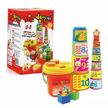 Игрушки-кукушки, набор чашек Cocomong, разноцветные, 1 шт., корейские детские товары