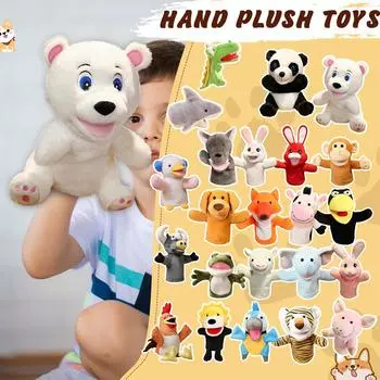 Игрушки-марионетки Взаимодействие родителей и детей Кукла-марионетка может открывать рот Может двигаться Мягкие игрушки One Size