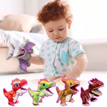 Игрушки-марионетки Взаимодействие родителей и детей Кукла-марионетка может открывать рот Может двигаться Мягкие игрушки One Size коричневый