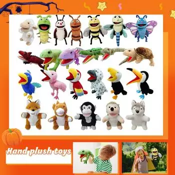 Игрушки-марионетки Взаимодействие родителей и детей Кукла-марионетка может открывать рот Может двигаться Мягкие игрушки One Size