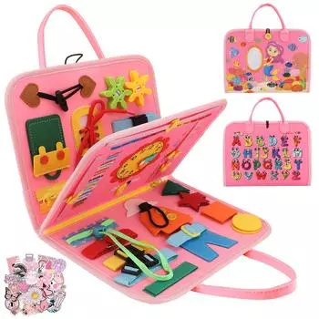 Игрушки Монтессори Практика переодевания Практика завязывания шнурков Игрушки из ткани Игрушки из фетра Практика завязывания пуговиц Развивающие игрушки Игрушки Монтессори Рыбки