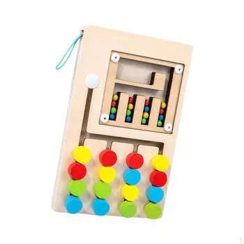 Игрушки Монтессори с сортировкой цветов для путешествий, пасхальных подарков на день рождения