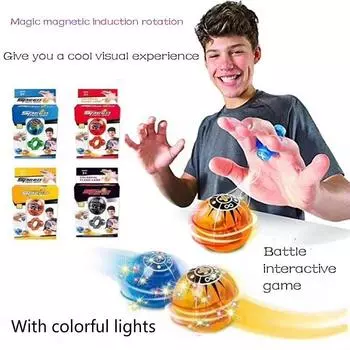 Игрушки на кончиках пальцев, волшебные магнитные шарики, шарики-пазлы, детские развивающие игрушки жёлтый