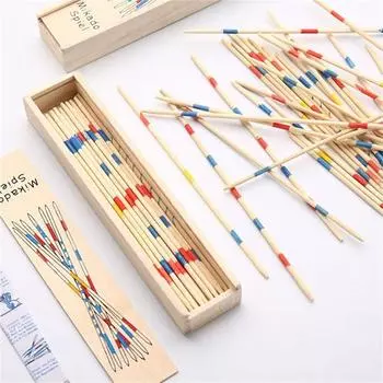Игрушки Pick Up Sticks Pick Up Sticks Set Деревянные математические игрушки Игра Pick Stick Деревянные Pick Up Sticks Multicolor