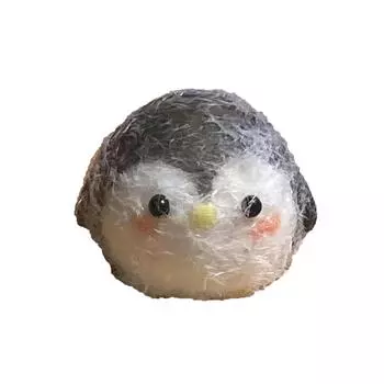 Игрушки-пингвины ручной работы, супермягкие игрушки для снятия стресса One Size серый