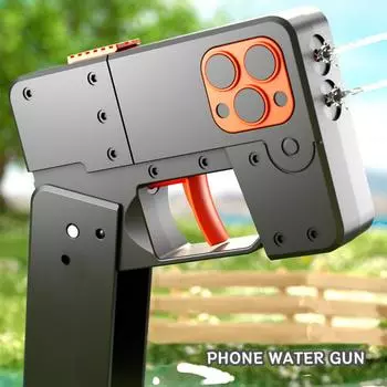Игрушки-подделки, детский складной водяной пистолет, игрушечный пистолет, складной мобильный телефон, пляжная игрушка