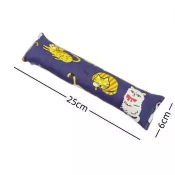 Игрушки-подушки с кошачьей мятой, интерактивная игрушка-подушка для кошек, жевательная игрушка для котят, устойчивая к укусам, игрушка с кошачьей мятой для котят, мультяшные мыши с кошачьей мятой 25x6cm