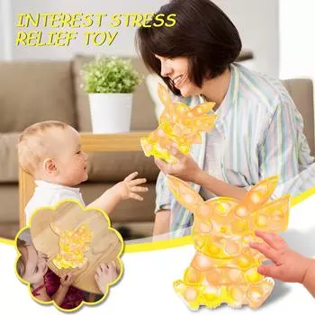 Игрушки-пузырьки для сенсорики - Силиконовые игрушки для снятия стресса