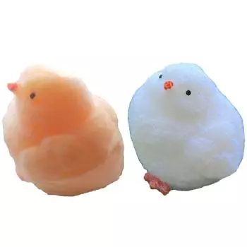 Игрушки ручной работы Chick Taba, ультрамягкие игрушки для снятия стресса ( Курица ) One Size оранжевый