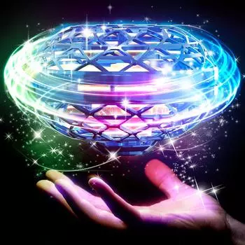 Игрушки с летающими шарами, бумеранг с подсветкой, мини-дрон с ручным управлением для детей, спиннер Galaxy Ball Fly, игрушечные подарки