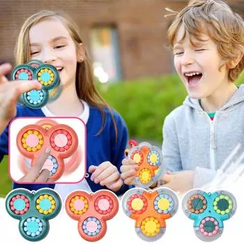 Игрушки с вращающимися бобами Детская головоломка Декомпрессионная игра Творческие игрушки