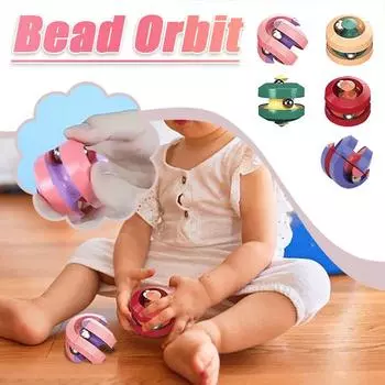 Игрушки Sagit Bead-Orbit, металлические головоломки для пинбола, вращающиеся игрушки из бисера