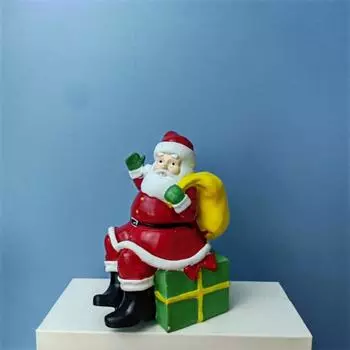 Игрушки Санта-Клауса Смоляные украшения Комната Гостиная Рождественские украшения Праздничные подарки