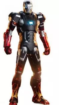 Игрушки среднего размера ZHONGDONG ZDTOYS Iron Man Series MK22 подвижная фигурка полный продукт AC 1/10