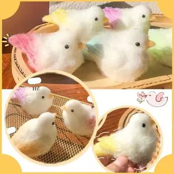 Игрушки-сжиматели для птиц Реалистичные животные для снятия стресса Сенсорные игрушки Мягкие игрушки-снаряды