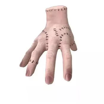 Игрушки, украшенные к Хэллоуину, Семейка Аддамс Венсдей, Вещь, латексная электрическая рука, для фанатов от принадлежностей для дня рождения Венсдей Аддамс 1pc