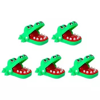 Игрушки в виде зубов крокодила, игрушка для семейного праздника «Аллигатор», креативная игрушка для детей (зеленый)
