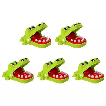 Игрушки в виде зубов крокодила, игрушка для семейного праздника «Аллигатор», креативная игрушка для детей (желтый)