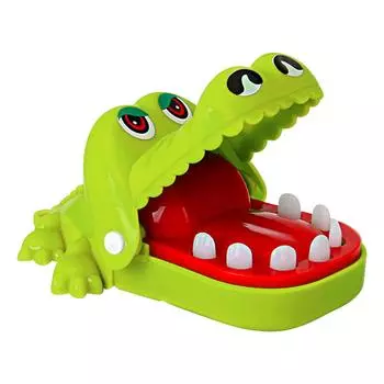 Игрушки в виде зубов крокодила, игрушка для семейного праздника «Аллигатор», креативная игрушка для детей (желтый)