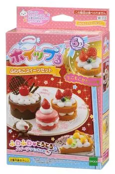 Игрушки Whipple Sweets для детей от 8 лет и старше. Игрушка для украшения и приготовления кондитеров. Whipple EPOCH [Набор пушистых конфет] W-113