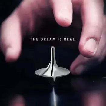 Игрушки-волчки, металлический антистрессовый подвесной гироскоп, большой и точный серебряный тотем Kirsite Movie Totem Print, небольшой циклонный гироскоп 1 PCS серебряный