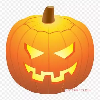 Игры на Хэллоуин Термоперенос Термопечать Виниловые Нашивки Наклейки для Одежды Аппликации своими руками Моющиеся Нашивки