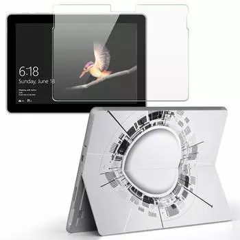 igsticker Surface Go 2 Dedicated Skin Seal Glass Film Set LCD Protection Film Sticker Accessories Protection 006087 Others White Black Digital