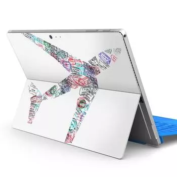 igsticker Surface pro6 pro2017 pro4 эксклюзивный кожное уплотнение поверхность ноутбук чехол для ноутбука чехол пленка наклейка аксессуар защита 012913 штамп самолета