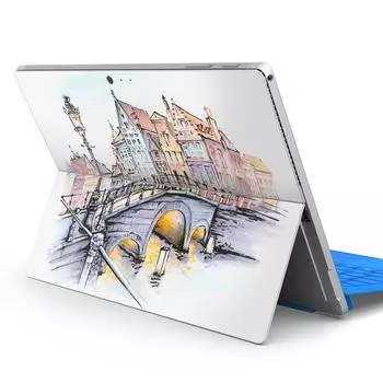 igsticker Surface pro7 pro6 pro2017 pro4 эксклюзивный чехол для ноутбука чехол для ноутбука пленка наклейка аксессуар защита 014927 город стильный