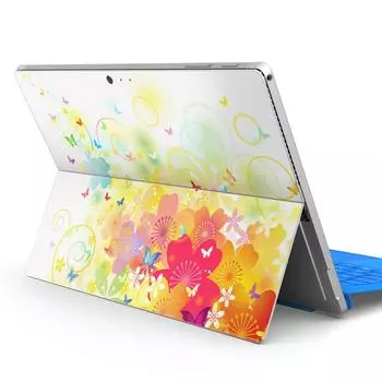 igsticker Surface pro7 pro6 pro2017 pro4 эксклюзивный чехол для ноутбука, чехол, пленка, наклейка, защитный аксессуар 011703 Flower