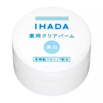 Ihada medicated clear balm, whitening, sensitive skin, non-sticky, dry, rough skin, acne, stains, hypoallergenic 18g