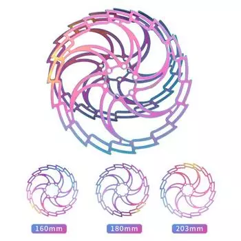 IIIPRO 160/180/203 мм сверхлегкий полый ротор тормозного диска для горного велосипеда 203mm разноцветный