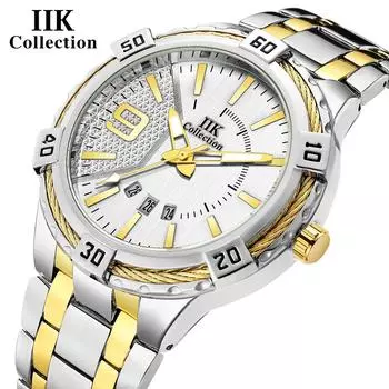 IIK1367 Модные деловые мужские часы Кварцевые часы