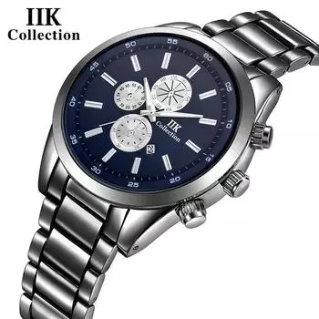 IIK Fine Мужские часы Водонепроницаемые часы с календарем Светящиеся в темноте часы Спортивные часы с циферблатом в виде автомобиля