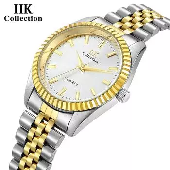 IIK Watch Мужские модные ультратонкие водонепроницаемые часы Мужские часы Мужские часы белый