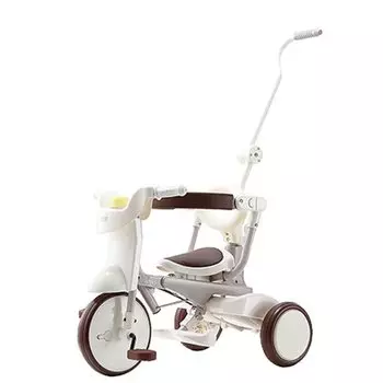 iimo трехколесный велосипед iimo02 gentle white 1062 marlin толкающий стержень складной компактный свободный педаль для детей от 1 года и старше M&M 1.5 M&M