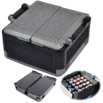 iimono117 Flip Box Большой складной холодильник-коробка, легкий, большой емкости, штабелируемый ящик для хранения 1 Холод/Тепло (25л шт.)