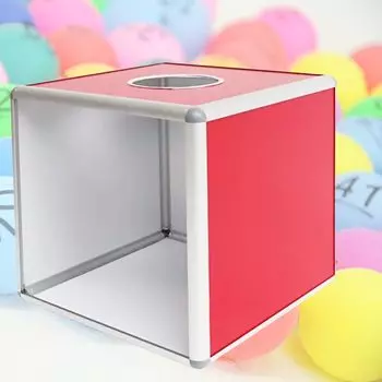 iimono117 Лотерея Большая 29 x Акриловый бюллетень для голосования Односторонняя лотерея Сборка Новая Лотерея Бинго Игровая коробка, 29 см, Коробка, Прозрачная, Коробка, Тип, Годовая вечеринка,