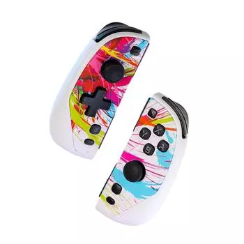 IINE Split Graffiti Joypad Автоматическая функция пробуждения Прикрепите ремешок на руку Совместимый переключатель Nintendo / Переключатель OLED Graffiti joypad