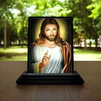 Иисус, деревянная автомобильная приборная панель, идол, ручная работа, религиозная статуэтка для домашнего декора, католический христианский экспонат, новый