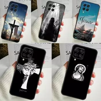 Иисус для Samsung Galaxy M21 M51 M12 M32 M52 M13 M23 M33 M53 M34 M54 M30s M31s M15 M55 M20 чехол Samsung M55
